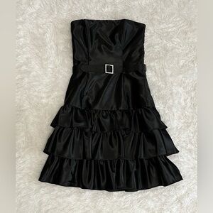 Jessica McClintock for Gunne Sax strapless mini dress